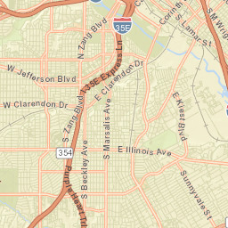 Dallas County Street Map