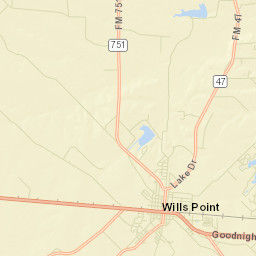 Wills Point Street Map