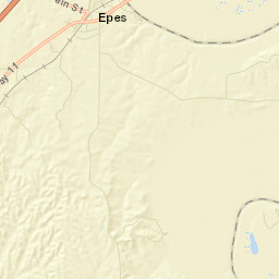 Epes Alabama Street Map