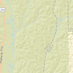 Panhandle Alabama Street Map