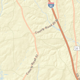 Oak Grove Alabama Street Map