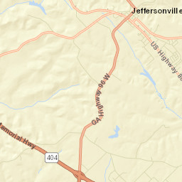Jeffersonville Street Map