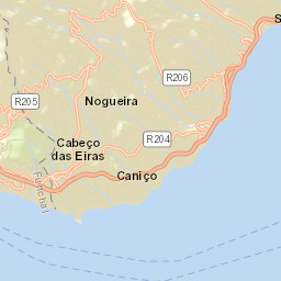 Caniço Street Map