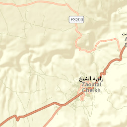 Zawyat ech Cheïkh Street Map