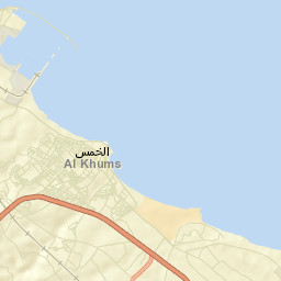 Al Khums Street Map