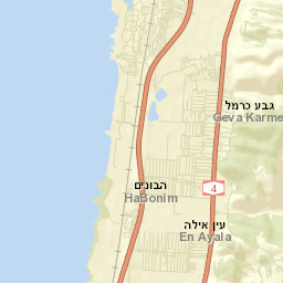 Atlit Street Map