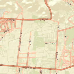 Asghar Abad Street Map