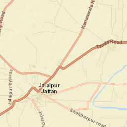 Jalalpur Jattan Street Map