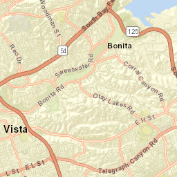 Rancho del Rey California Street Map