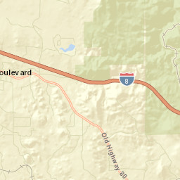 Bankhead Springs California Street Map