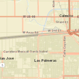 Santa Isabel Street Map