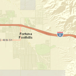 Fortuna Foothills Arizona Street Map