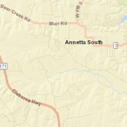 10187-10223 Bear Creek Road, Weatherford Street Map