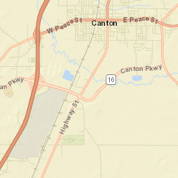 Canton Street Map