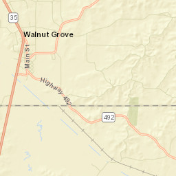 Walnut Grove Street Map