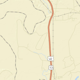 Roe Landing Alabama Street Map