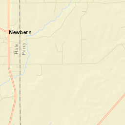 Newbern Alabama Street Map