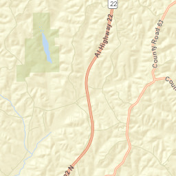 Valley Creek Junction Alabama Street Map