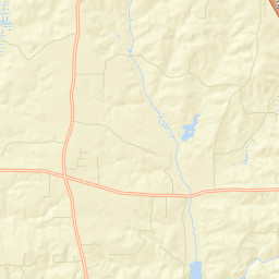 Poseys Crossroads Alabama Street Map
