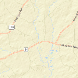 Glendale Acres Alabama Street Map