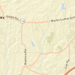 Duggar Farms Alabama Street Map