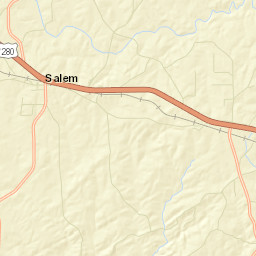 Shotwell Alabama Street Map