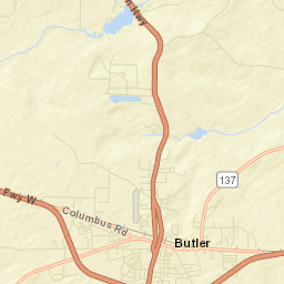 Butler Street Map