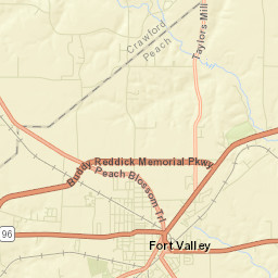 405 Knoxville Street Fort Valley GA Street Map