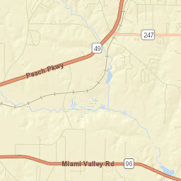 Peach County Street Map