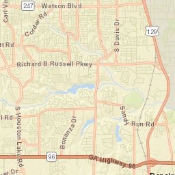900-904 Russell Parkway, Warner Robins Street Map