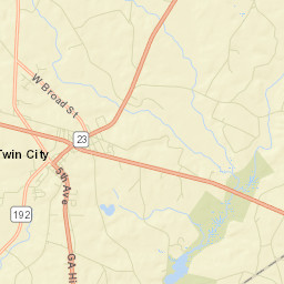Twin City Street Map