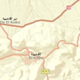 El Ksiba Street Map