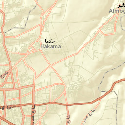 Ḩakamā Street Map