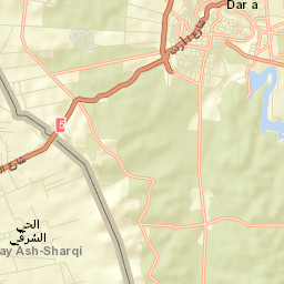 Dar‘ā Street Map