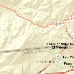Barrett Junction California Street Map