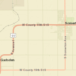Gadsden Arizona Street Map