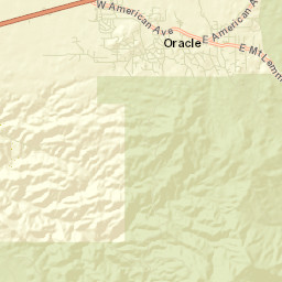 Oracle Arizona Street Map