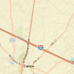 Van Zandt County Street Map