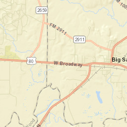 North Wildcat Drive, Big Sandy, TX Street Map