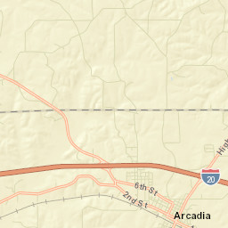 Arcadia Street Map