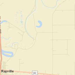 Rayville Street Map