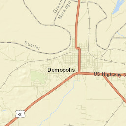 Baptist Hill Alabama Street Map