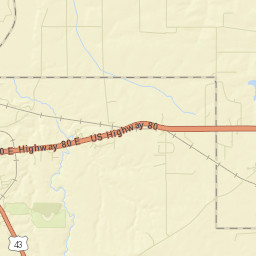Gallion Alabama Street Map