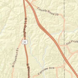 Live Oaks Alabama Street Map