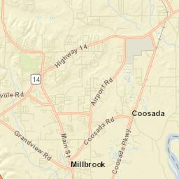 Overton Heights Alabama Street Map