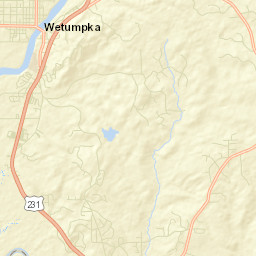 Blueberry Hill Alabama Street Map