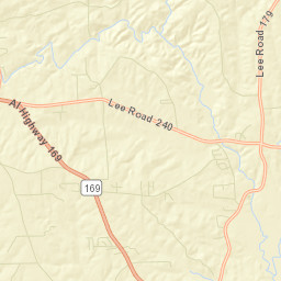 Meadows Crossroads Alabama Street Map