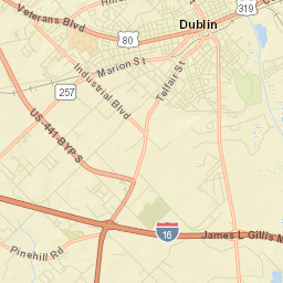 1800 Telfair Street, Dublin, GA 31021, USA Street Map