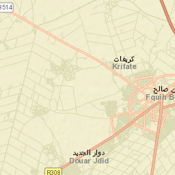 Al Fqih Ben Çalah Street Map