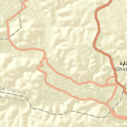 Ghardaïa Street Map